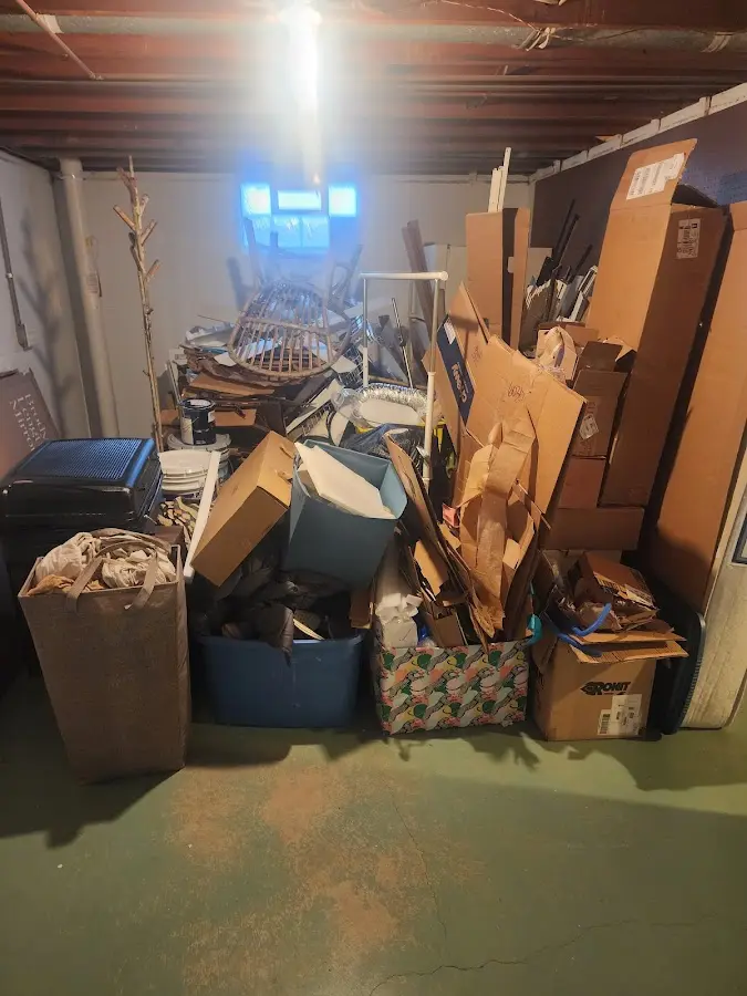 Roll-off dumpster container at job site for Construction Dumpster Rental in Meiners Oaks